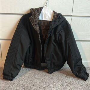 Fendi Reversable FF Logo Print Jacket